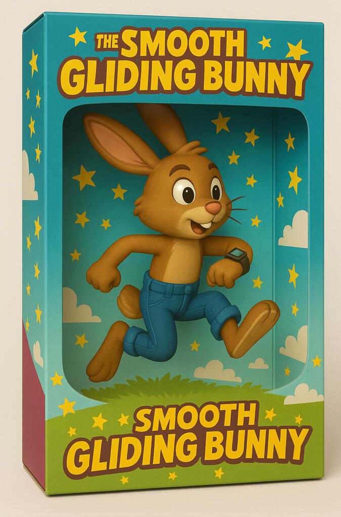 Jerry the Smooth Gliding Bunny Toy